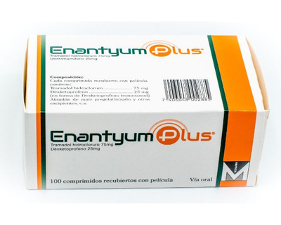 Enantyum Plus 75mg/25mg 1 comprimido