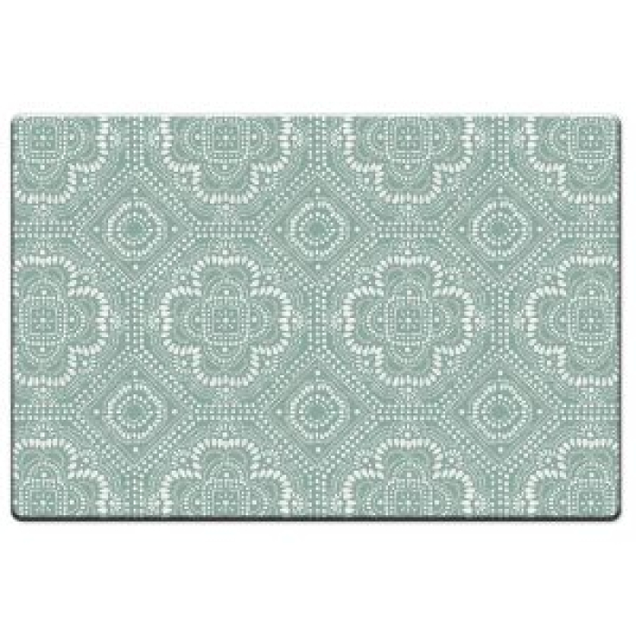 ALFOMBRA COCINA 76X51CM MOSAICO VERDE COUNTERART