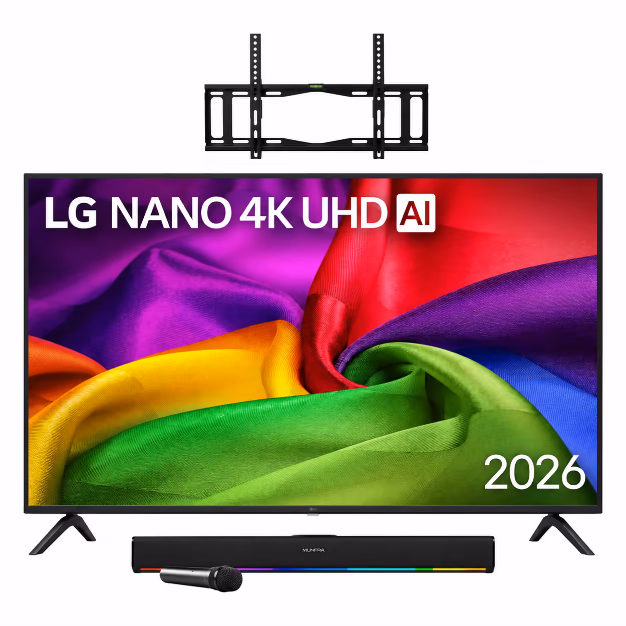 COMBO PANTALLA LG 55″ NANO 4K UHD AI NU80 SMART 2026