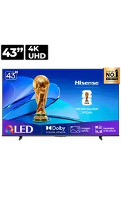 Pantalla QLED UHD 4K Hisense 43 Pulgadas 43Q6QV