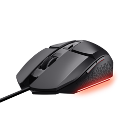 Mouse Trust Alambrico Gamer Led Color Negro