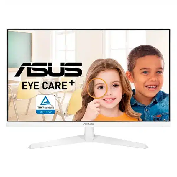 Monitor 27 Pulg Asus VY279HE-W FHD 1920 X 1080 75HZ 1MS HDMI VGA Plano Slim EYE Care Plus Technology