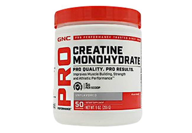 GNC Pro Performance Creatina Monohidratada Sin Sabor 255 gramos