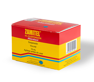 ZAMITEL 4% SUSPENSIÓN ALBENDAZOL 10 ML FRASCOS