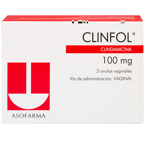 CLINFOL OVULOS 100 MG