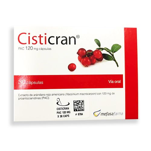 CISTICRAN PAC 120 MG X 30 CAPS