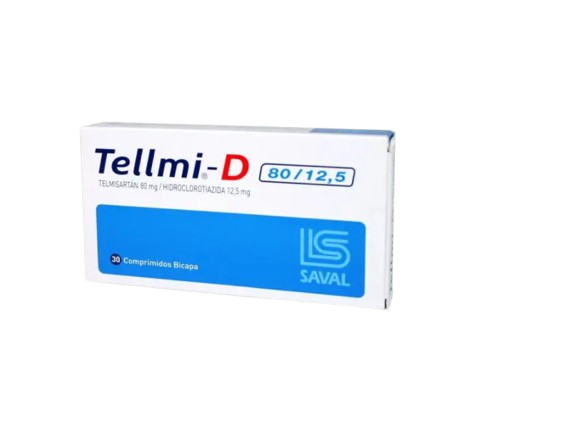 TELLMI - D 80 MG / 12.5 MG TABLETAS