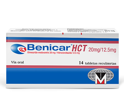 BENICAR HCT 20MG/12,5MG TABLETAS VIA ORAL