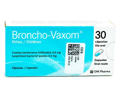 Broncho-Vaxom Ni?os 3.5 mg 30 capsulas