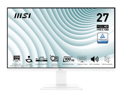 Monitor MSI PRO MP273AW FHD 100Hz IPS freesync con HDMI y displayport-27”
