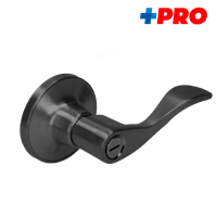 Cerradura Manija Curva sin Llave Negro + Pro