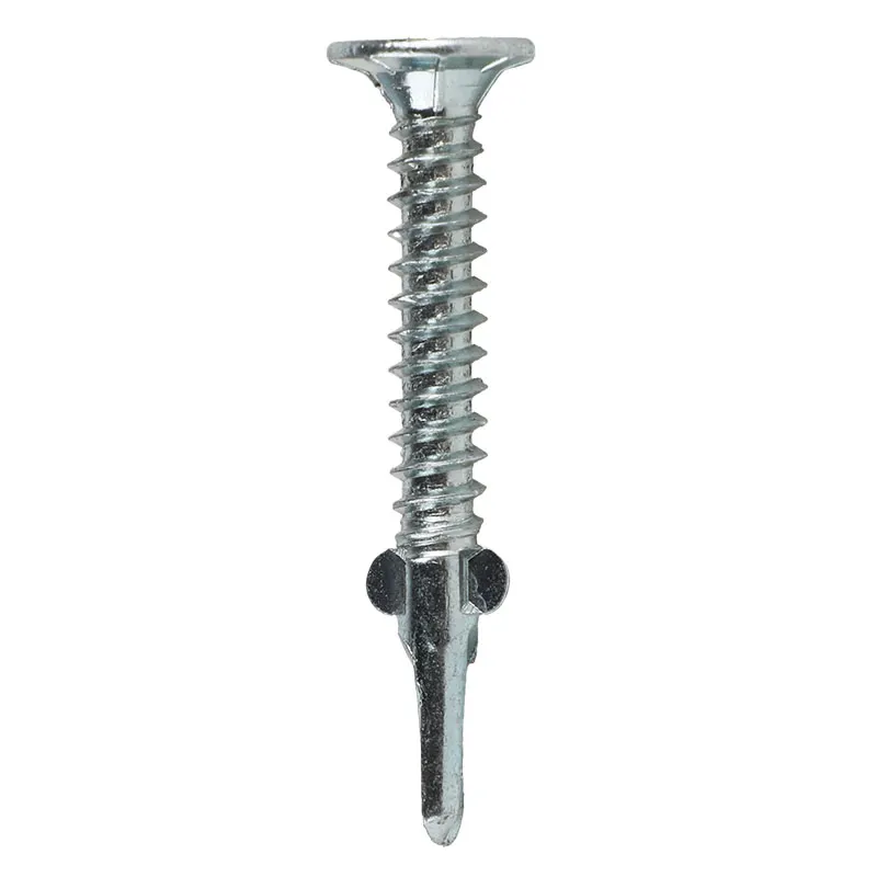 Tornillo para fibrocemento punta broca #10 1 1/2" 100 uds