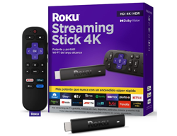 Adaptador de Streaming Roku Streaming Stick 4K, 4K UHD, Dolby V