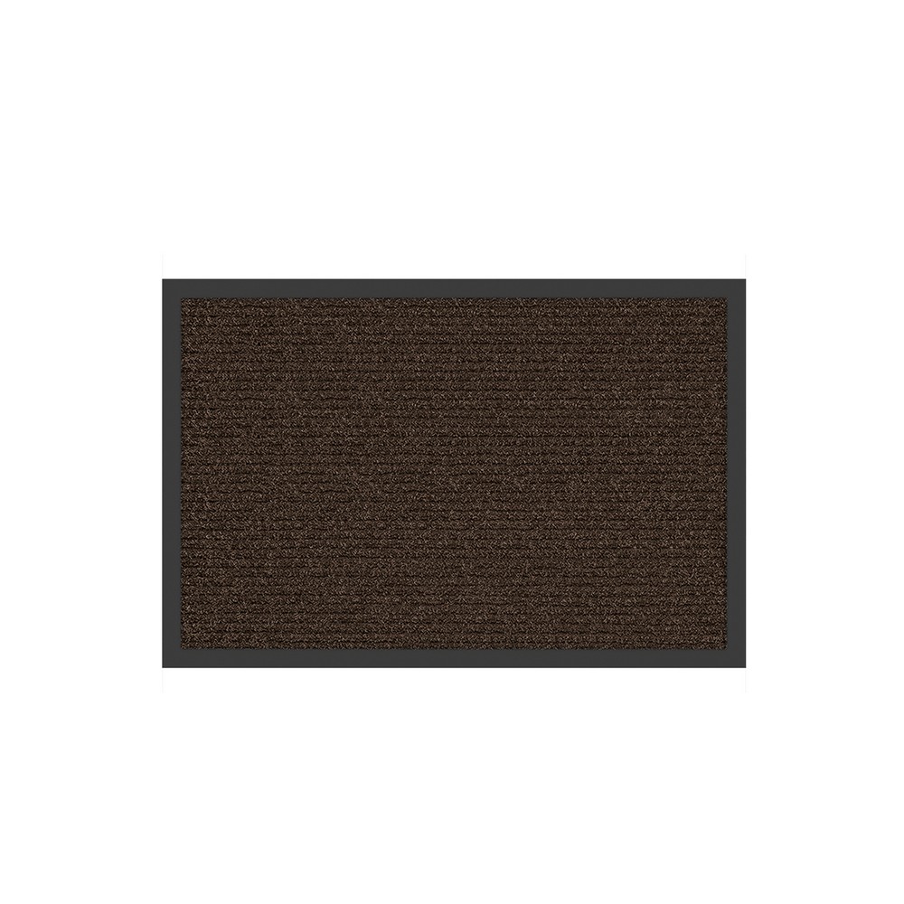 Alfombra de entrada 18x27 pulg cocoa brown