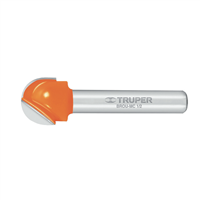 Cuchilla Router Media Caña 1/2" Truper