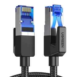 Cable de Red UGREEN CAT8 NW153 40Gbps 1 m, 80429, Color Negro