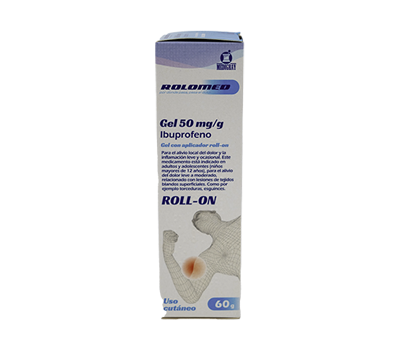 ROLOMED ROLL ON GEL 50MG/G X 60 GR