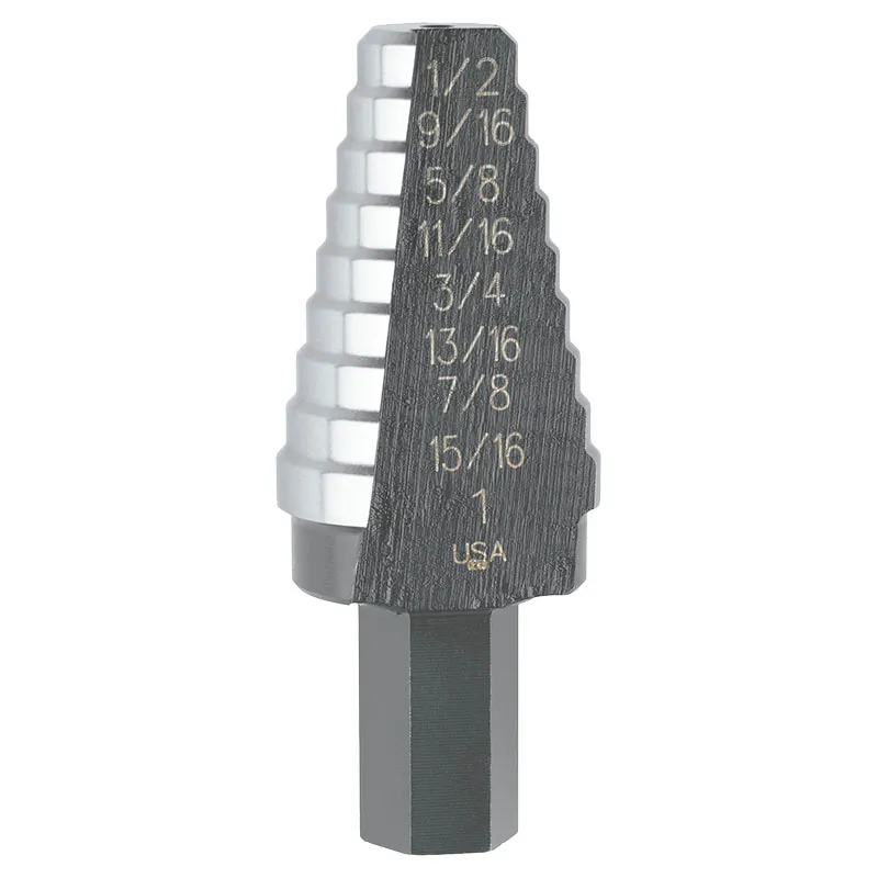 Broca para metal y plástico escalonada 9/16 a 1 " dewalt