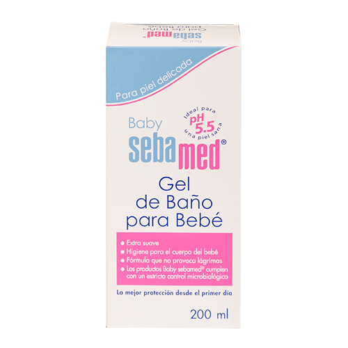 GEL DE BAÑO P/BEBE SEBAMED 200 ML