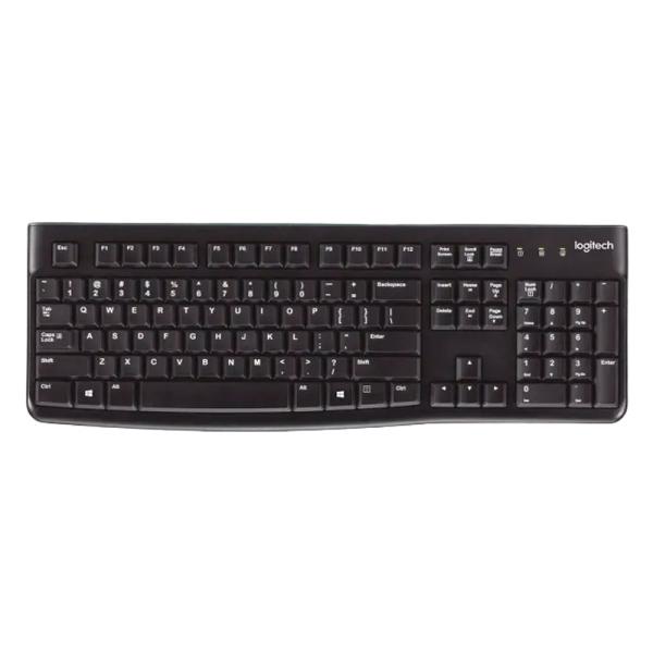 TECLADO LOGITECH USB K120 BLACK SPANISH 920-004422