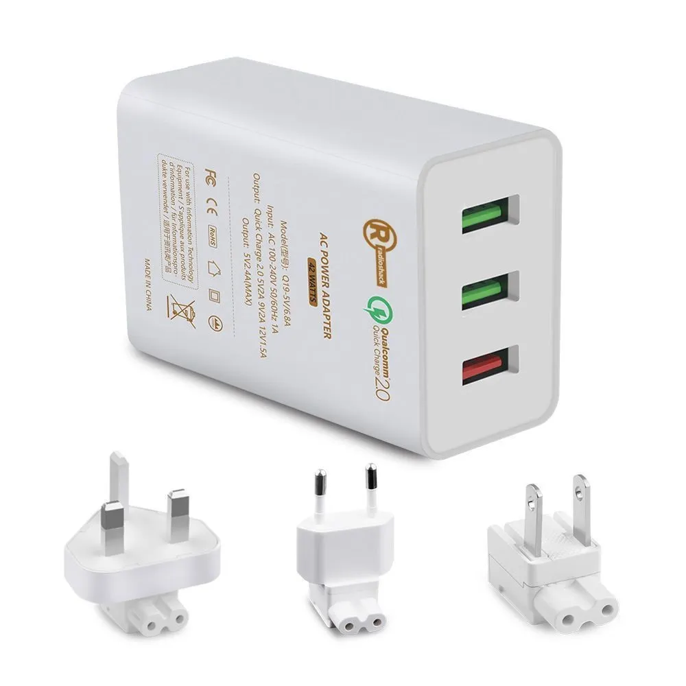 Cargador de pared RadioShack 2733320 42 W Blanco
