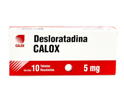 Desloratadina Calox 5 mg 10 tabletas