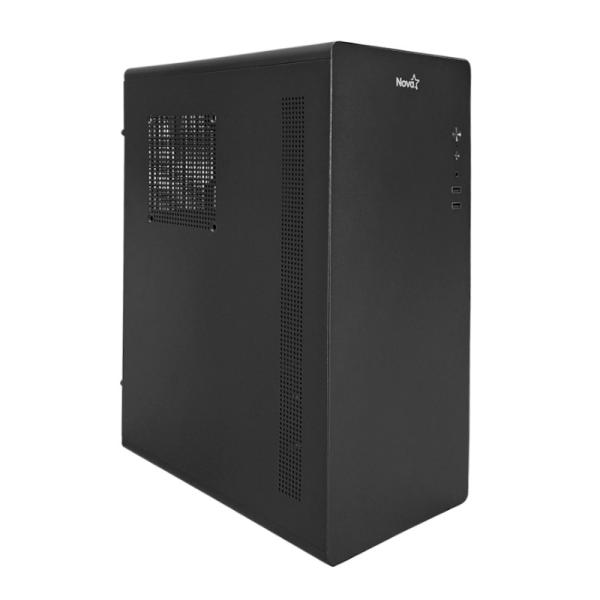 Case Nova NZ-660B sin ventilacion incluida fuente de poder 600W incluida