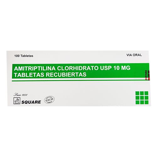 AMITRIPTILINA 10 MG BLISTER X 10 TABS