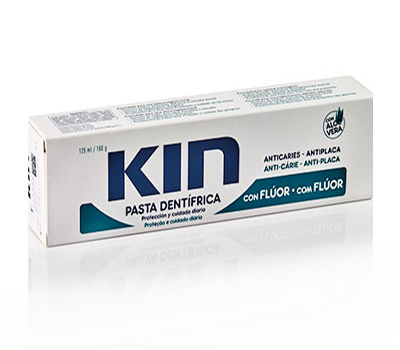 KIN PASTA DENTAL CON ALOE 125 ml