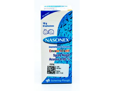 Nasonex Pediatrico spray nasal 60 aplicaciones