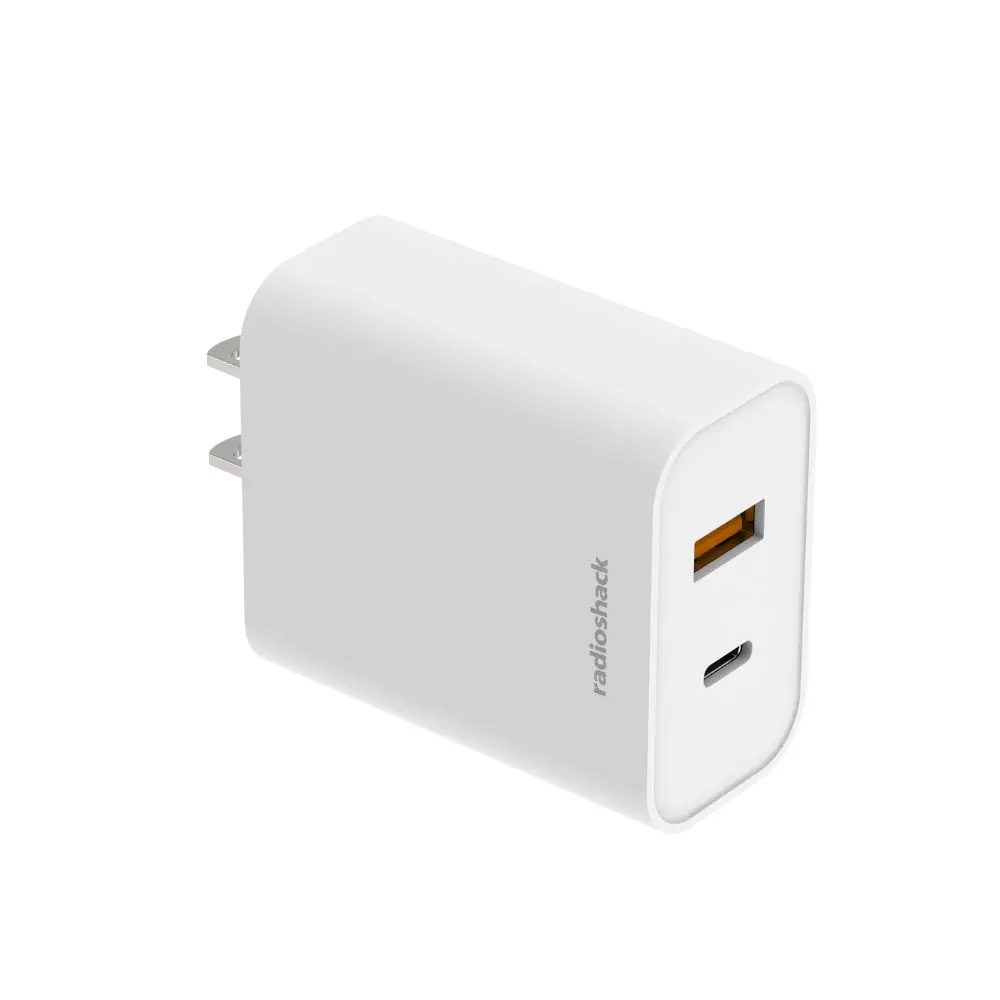 Cargador de pared USB & Tipo-C RadioShack 2605170 Blanco
