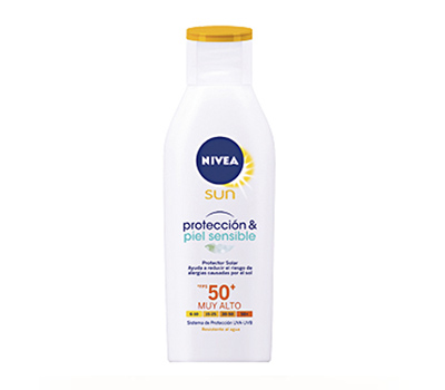 NIVEA SUN PROTECTOR SOLAR Y PIEL SENSIBLE FPS 50 MUY ALTO 20