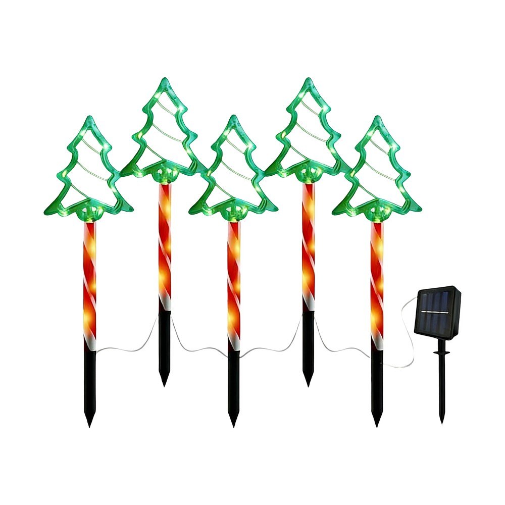 Luz navideña para jardin-arbolito-luz solar