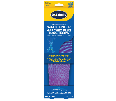 DR SCHOLLS PLANTILLA WALK LONGER PARA HOMBRE 1 UNIDAD