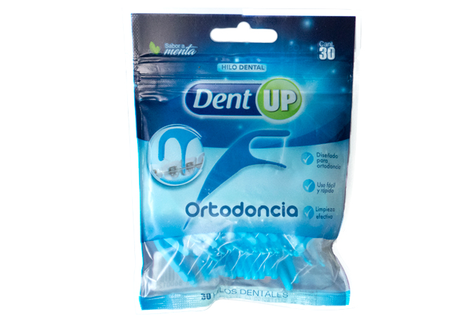 Dent Up Hilos dentales ortodoncia 30 unidades