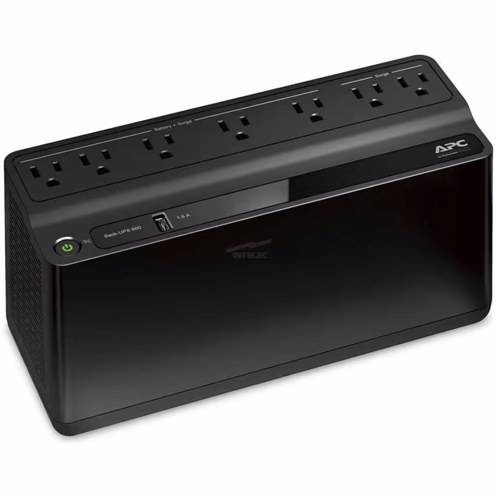 UPS APC BACK-UPS 600VA-330WATTS – 7 TOMAS CON PUERTO USB
