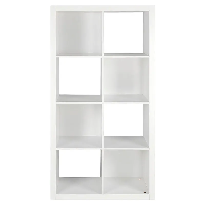 Organizador cubos 8 compartimientos melamina blanco 145 x 75 x 30 cm