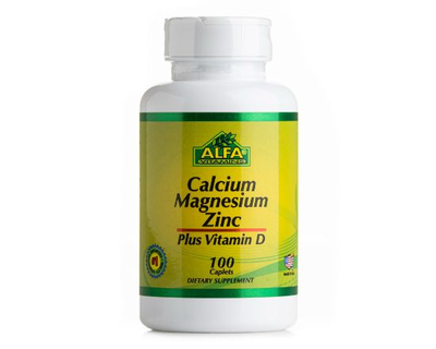 Alfa Calcio Magnesio Zinc Plus Vit D 100 capsulas