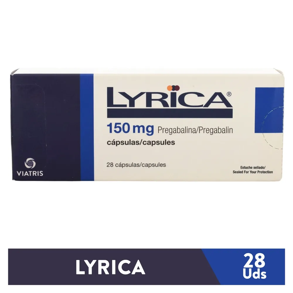 Lyrica 150mg x 28 Caps