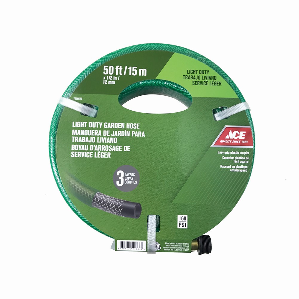 Manguera reforzada para jardin 1-2 pulgx50 pies