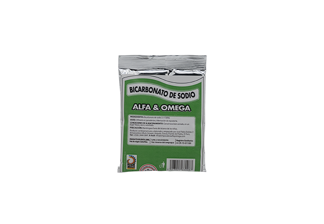 BICARBONATO DE SODIO x 100 g ALFA & OMEGA