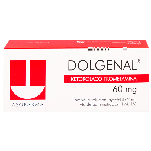 DOLGENAL AMPOLLA 60 MG / 2 ML