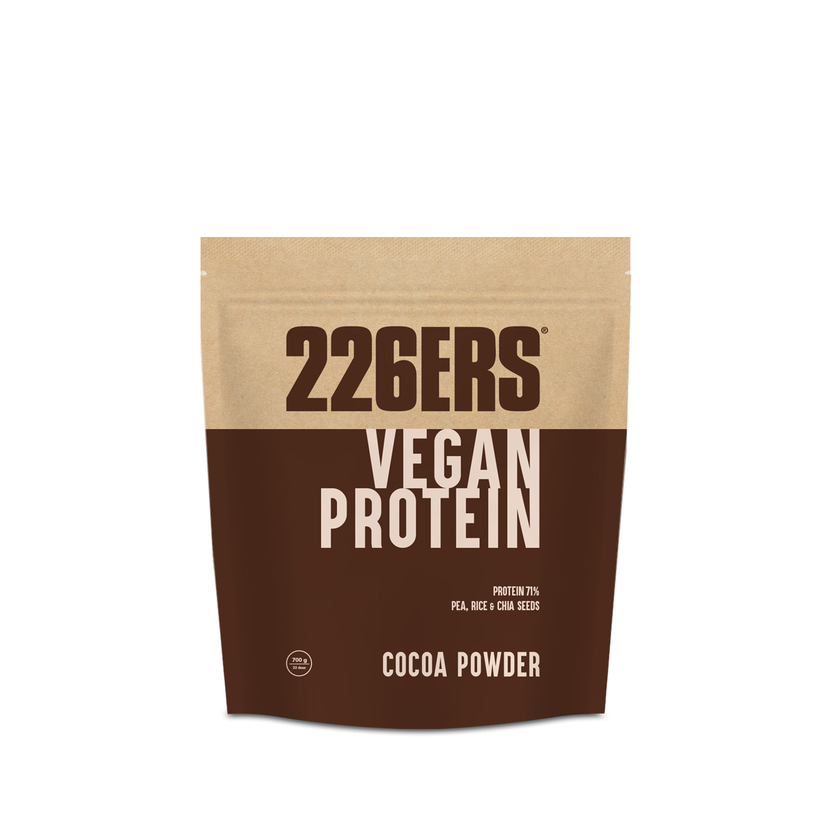 226ERS PROTEINA VEGANA POLVO CACAO 700 GR