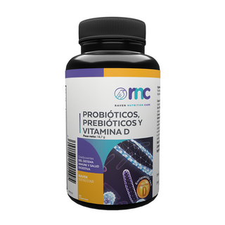 Prebioticos y Probioticos con Vitamina D RNC 30 capsulas