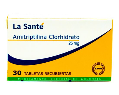 Amitriptilina La Sante 25 mg 30 tabletas