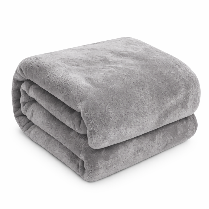COBIJA FULL 215X228 GRIS POLIESTER HAUS