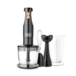 Batidora De Inmersión Black & Decker, 3 en 1 de 2 velocidades