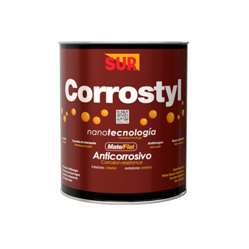 Anticorrosivo corrostyl acrilico 1-4 gal gris