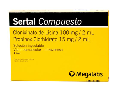 SERTAL FORTE COMPUESTO INYECTABLE AMPOLLAS