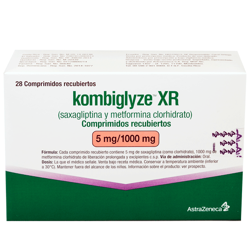 KOMBIGLYZE XR TABLETAS 5 MG